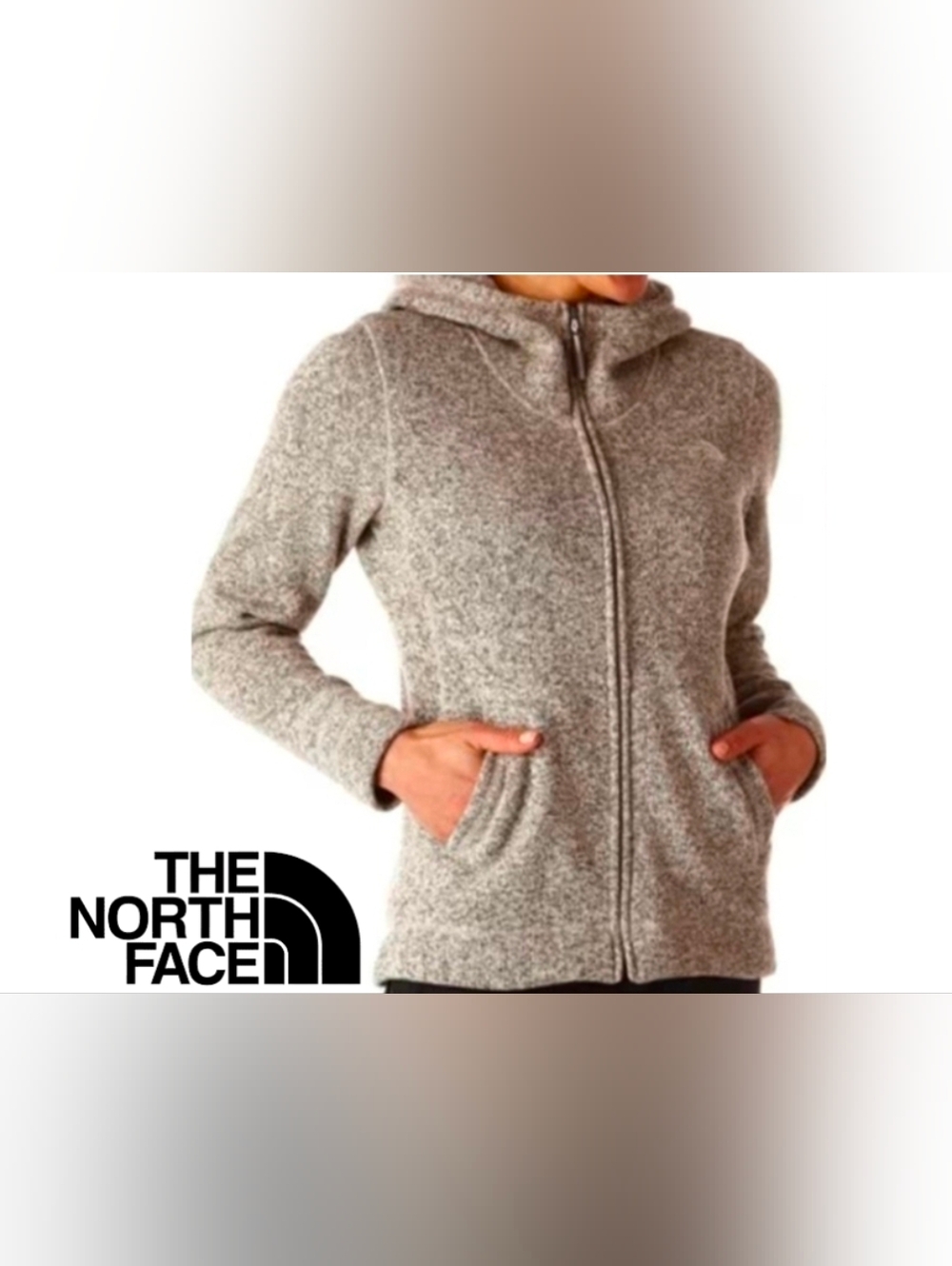 The North Face Womens Crescent Full Zip Hoodie EUC Size S